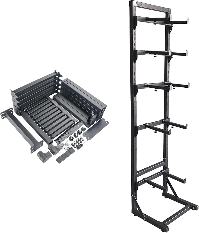 5-Tier RC Car Stand, Adjustable Metal Storage Rack, Assembly Required by Movclstud
