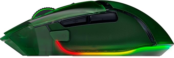Razer Basilisk V3 Pro 35K Wireless Gaming Mouse, Phantom Green | HyperScroll Tilt Wheel, 35K DPI Optical Sensor Gen 2, 13 Customizable Controls, RGB, Optical Switches Gen 3, 140 Hr Battery - Image 8