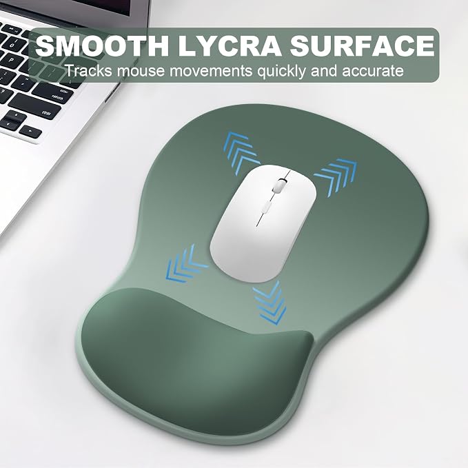 Ergonomic Mouse Pad with Wrist Rest and Keyboard Wrist Rest, Gel Mousepad - Image 3