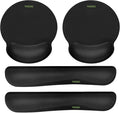 Comfy Mee Premium Memory Foam Keyboard and Mouse Wrist Rest Pads Set- for Comfortable Typing &Wrist Pain Relief (Pack of 2) | Ergonomic Memory Foam Set for Office, Laptop, Mac, Computer and Gaming, Comfortable Typing &Wrist Pain Relief by VAGAU