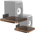 WALI Surround Sound Speaker Wall Mount, 1 Pair Heavy Duty Floating Shelf by WALI