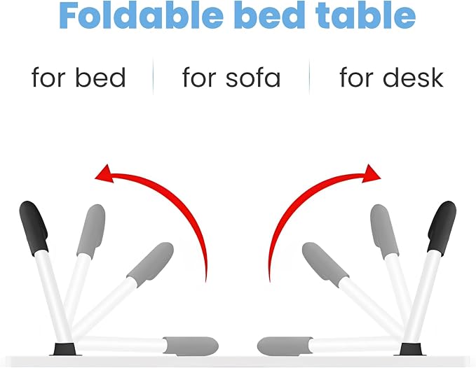 Foldable Lap Desk Stand Bed Desk Laptop Table - Image 4