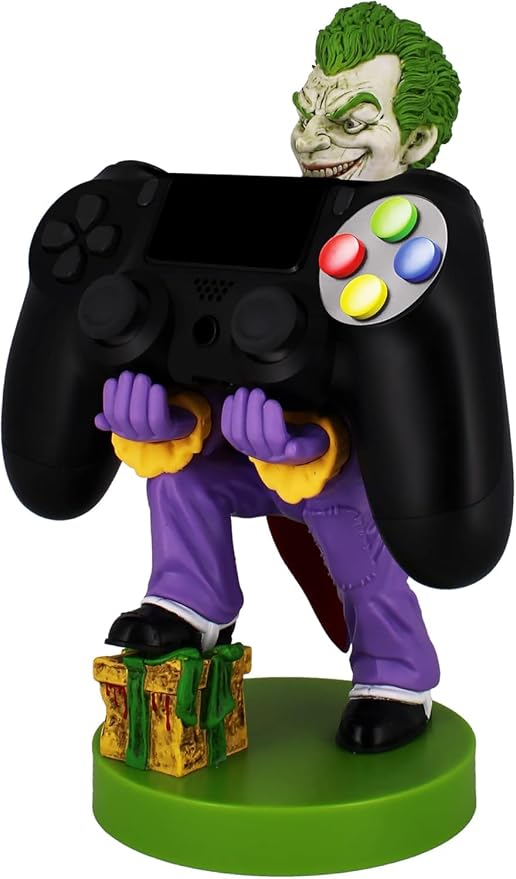 Exquisite Gaming: Warner Bros: Joker - Original Mobile Phone & Gaming Controller Holder, Device Stand, Cable Guys, Licensed Figure, Small - Image 9