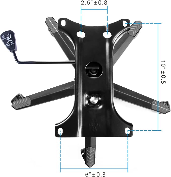 Frassie 28" Gaming Chair Base Replacement Set with Plate, Cylinder, Wheels | Heavy Duty Nylon Gamer Chair Base Replace Kit with 5 Casters Grey - Image 3