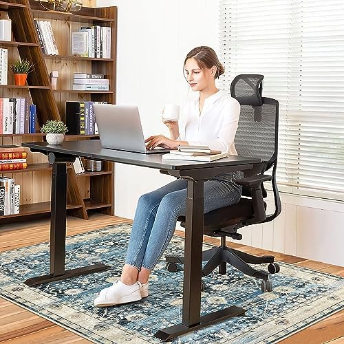 Anidaroel Home Office Chair Mat for Hardwood Floor, 48"x60" Office Chair Rug Protector for Rolling Chair, Computer Gaming Chair Mat, Low Pile Carpet Floor Chair Mat - Image 5
