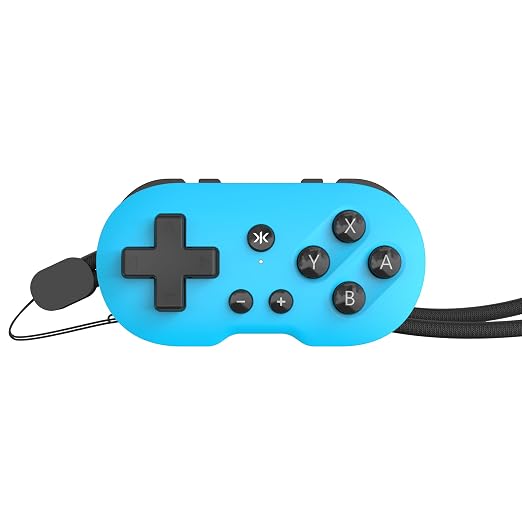 CRKD ATOM - Collectible Keychain Controller for Nintendo Switch, PC, Mac, Mobile and Smart TV (Sky Blue) by CRKD