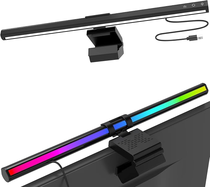 16.6" RGB Monitor Light Bar, LED Lighting for Flat Computer Monitors by Unknown