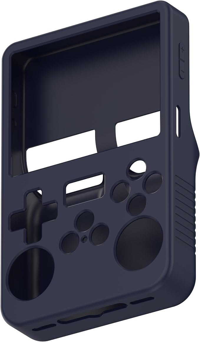 3 Pcs for R36S Handheld Gaming Console Open-Source Arcade Silicone Protective Case – Durable, Anti-Slip, Shockproof Sleeve for R36S Portable Game Console (3 Blue) - Image 7