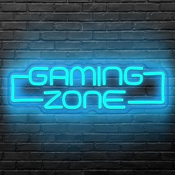 Gaming Zone Neon Sign,Game Zone Neon Sign for Teens Gamer Room Decor，Gaming Light Neon Sign for Gaming Wall Decor，Led Neon Gaming Sign for Gamer Gifts Boys - Image 4