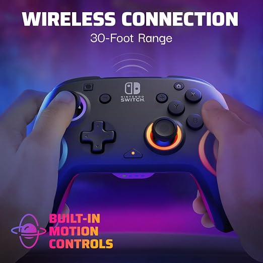 PDP Afterglow Wave Wireless RGB Gaming Controller for Nintendo Switch 2 - Image 8