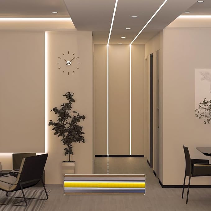BTF-LIGHTING FCOB Thin 5mm Width COB LED Strip Light Natural White 4000K - Image 6