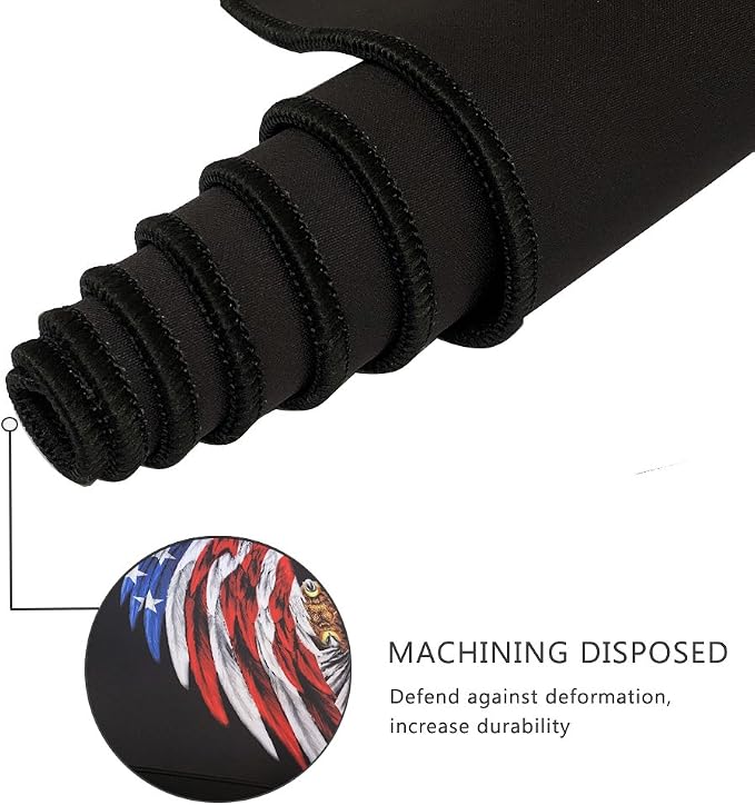 XXL Professional Large Mouse Pad & Computer Game Mouse Mat (35.4x15.7x0.1IN, US Eagle) - Image 5
