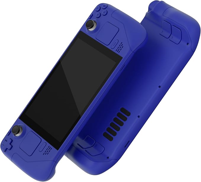 eXtremeRate DIY Full Set Shell with Buttons for Steam Deck LCD, Custom Faceplate Back Plate Replacement Shell for Steam Deck LCD - Dream Blue [Console NOT Included] by eXtremeRate