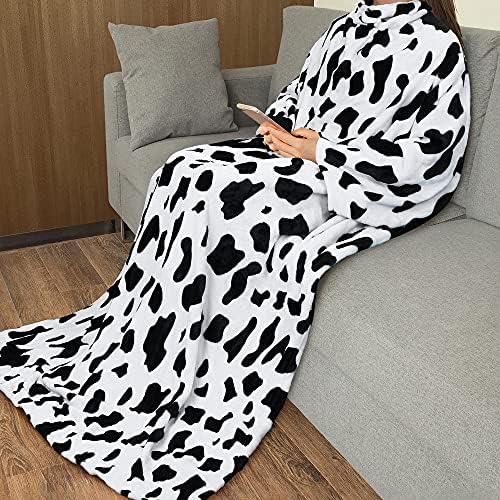 Catalonia Wearable Blanket with Sleeves for Women & Men, Fleece Wrap Throw - Image 4