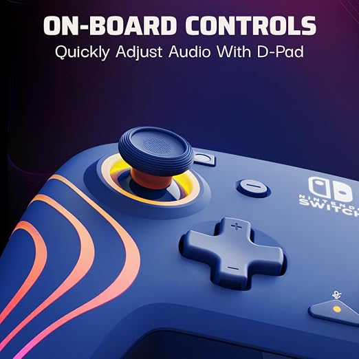 PDP Afterglow Wave Wired RGB Gaming Controller for Nintendo Switch 2, Lite - Image 4