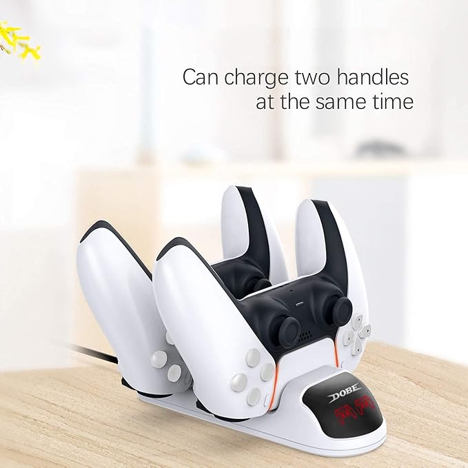 Game Card Box Storage Stand for PS5,PS5 Controller Charger, Controller Charger Station - Image 7