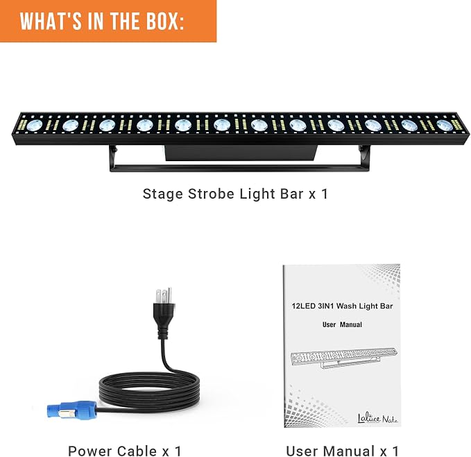 100W 264LED Stage Wash Light Bar for DJ Party - Image 8