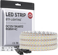 BTF-LIGHTING RGB+Cool White SK6812 LED Strip 3.28FT 144LED IP65 DC12V by BTF-LIGHTING