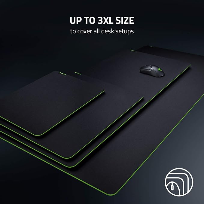 Razer Gigantus V2 Cloth Gaming Mouse Pad (3XL), Thick, Classic Black | Textured MicroWeave Cloth Surface, Thick, High-Density Rubber Foam, Non Slip Base - Image 5