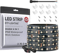 BTF-LIGHTING RGBW LED Strip IP68 Waterproof Warm White DC24V 16.4FT 300LED by BTF-LIGHTING