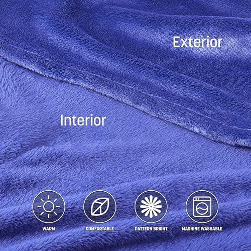 Catalonia Wearable Blanket with Sleeves for Women & Men, Fleece Wrap Throw - Image 6