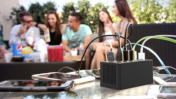 SABRENT 60W 10-Port USB Charging Station, Auto-Detect (AX-TPCS) - Image 8
