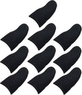 UKCOCO 10Pcs Mobile Phone Gaming Finger Sleeves, Touch Screen Finger Protector Anti-Sweat Breathable Smooth Operation Fiber Thumb Sleeve Cover for Gaming Tablet Controller Phone Game by UKCOCO%EF%BC%9ALightupabetterhome