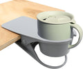 Jiozermi Drinking Cup Holder Clip, Desk Drink Holder with Clip(Gray) by Jiozermi