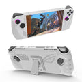 Premium TPU Case with Stand for ROG Ally Gaming Handheld, Protective Sleeve Cover Sweat-proof Anti-slip Case ROG Ally Protector (White) by Unknown