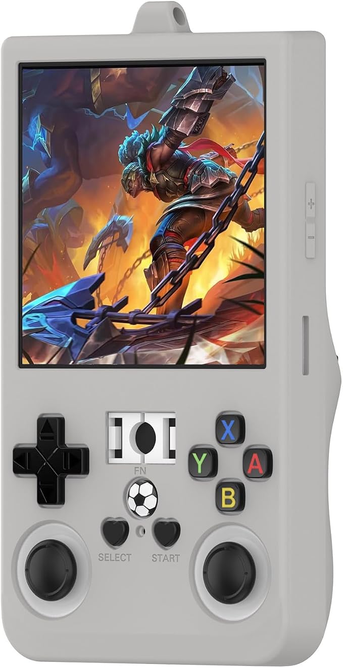 2-Pack Compatible with R36 Max Handheld Game Console Case, Slim Soft Silicone Full Protective Case Cover for R36 Max Accessories (Black+Grey) - Image 6