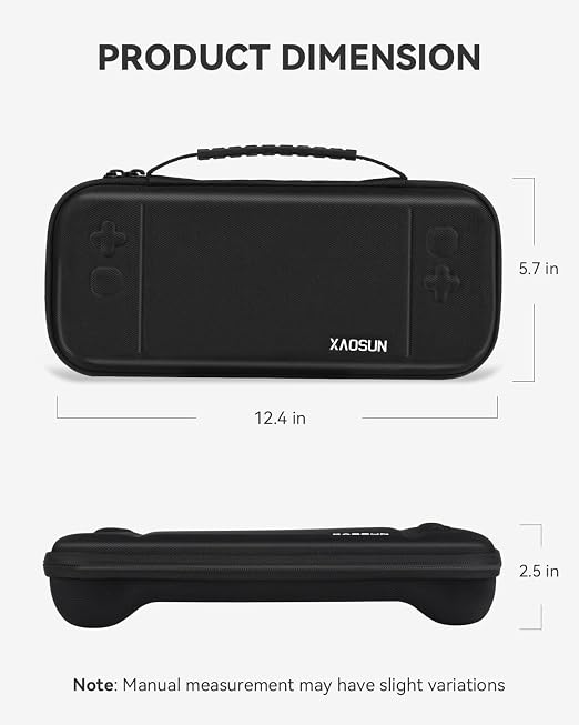 XAOSUN Carrying Case Compatible with Steam Deck & OLED, Protective Hard Shell Handheld Case for Steam Deck Console, Portable Shockproof Travel Carrying Bag for Travel and Storage - Image 6