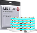 BTF-LIGHTING 5V USB COB LED Strip Lights 9.8FT Ice Blue Color for TV by BTF-LIGHTING