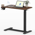 FLEXISPOT 28" Mobile Standing Desk Pneumatic Lift Computer Workstations by Unknown