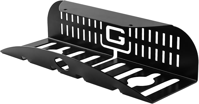 Gator Frameworks Metal Cable Management System - Mounts Under Desk for a Clutter Free Space with 1" Sapced Slots and (6) Cable Ties, (GFW-CBLMGM-MTL) - Image 9