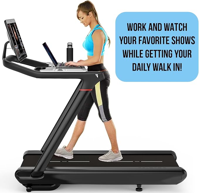 SELINA Laptop Tray for Peloton Tread | Treadmill Desk Tray & Phone Holder - Image 2