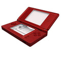 eXtremeRate Scarlet Red Replacement Full Housing Shell for Nintendo DS Lite, Custom Handheld Console Case Cover with Buttons, Screen Lens for Nintendo DS Lite NDSL - Console NOT Included by eXtremeRate