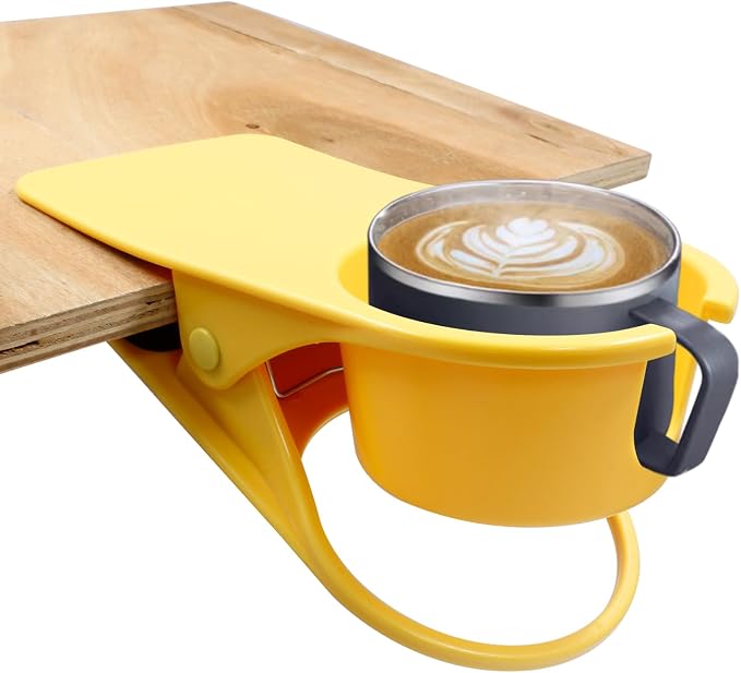 Jiozermi 3Pcs Drinking Cup Holder Clip, Blue, Green and Yellow - Image 4