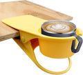 Jiozermi Drinking Cup Holder Clip, Desk Drink Holder with Clip,Yellow by Jiozermi