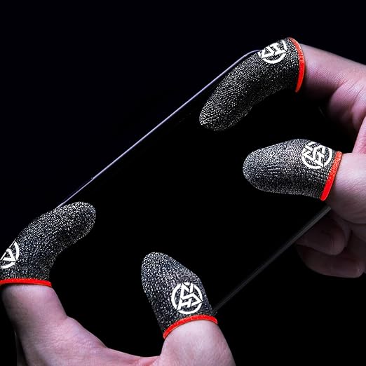 Flexible Gaming Finger Gloves Protectors with Ventilated Fabric Perfect for Shooters Competitive 2pcs Wicking Finger Sleeves - Image 9