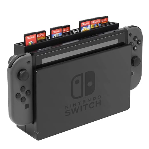 Skywin Game Storage Tower + Game Card Stand for Nintendo Switch - Game Holder Disk Rack and Controller Organizer and a Card Case that Hold Up to 28 Games - Image 3