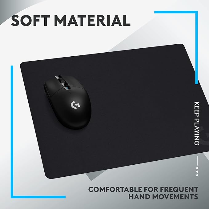 Logitech G240 Cloth Gaming Mouse Pad (340x280x1) - Black | 340x280x1, Optimized for gaming sensors, moderate surface friction - Image 7