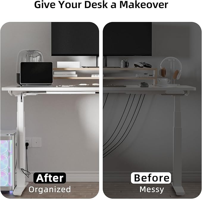 YECAYE 157in Cable Management Cord Organizer, Cable Raceway, White - Image 7