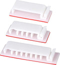 Cable Management Clips, 20Pcs Cable Organizers Wire Clips Cord Holder for TV PC Ethernet Cable Desk Home Office (White) by Halsouy