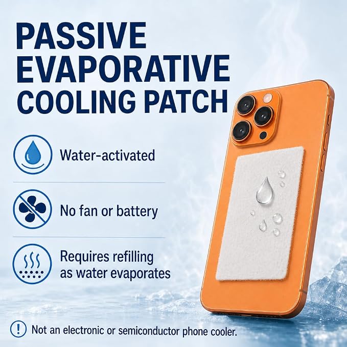 Refillable Evaporative Cooling Patches for Phones - Image 2
