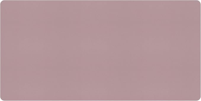 Bloss Pink Desk Mat, Large Mouse Pad, Non-Slip Desk Protector Mat, Leather Desk Blotter, Waterproof Desk Pad for Make Up Desk/31.5×15.7 Inch by Bloss