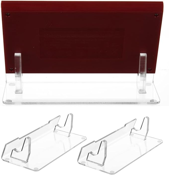 PANGBOER 2 Pcs Clear Game Console Holder and Accessories Storage Organizers High Clear Acrylic Stand - Image 6
