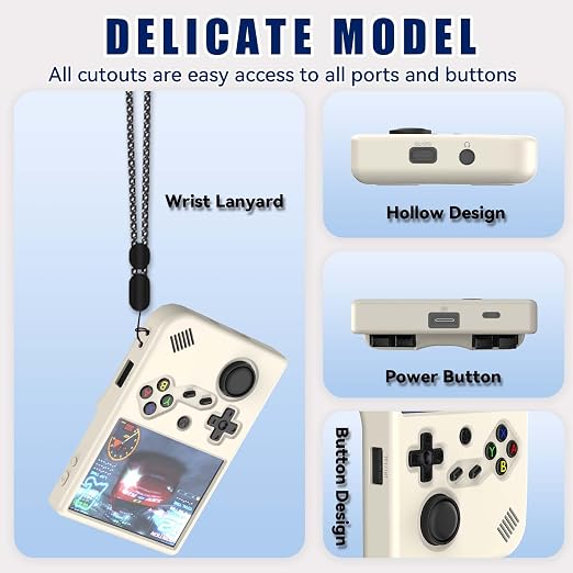 Silicone Case for RG40XXV Handheld Game Console with Lanyard - Image 5