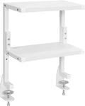 VIVO White Clamp-on 13 inch 2-Tier Desk Shelf, STAND-SHELF2CW by Unknown