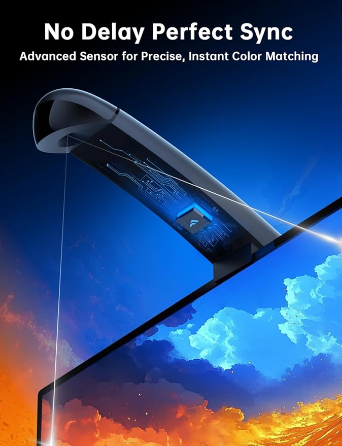 FFJ TV LED Backlight with Sensor, 14.7ft Cuttable RGB Lights that Change with TV for 55-65 Inch Screen and PC Monitor, Smart App Control, Game & Music Sync Color Changing Light - Image 4