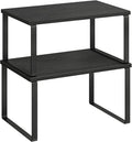 SONGMICS Cabinet Organizer Shelf, Set of 2 Spice Rack, Kitchen Storage by Unknown